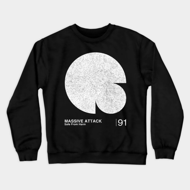 Massive Attack / Minimalist Graphic Artwork Design Crewneck Sweatshirt by saudade